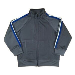 Gymboree Gray with white, and gray stripes Track Jacket Size XS (4)